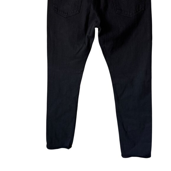 AG Men The Graduate Tailored Leg Black Jeans W34 In33 Classic Comfortable Casual - Picture 10 of 16